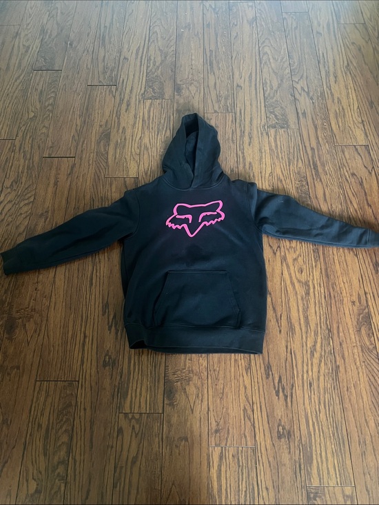 Fox Other - Fox Black Hoodie with Pink Fox Head Logo